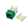 KEYSTONE JACK CAT6A GRN 110 90DEG