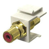KEYSTONE COUPLER RCA RED JK-JK FLUSH