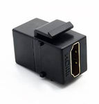 KEYSTONE COUPLER HDMI JK-JK BLK FLUSH