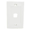 WALL PLATE 1PORT WHITE DESIGN