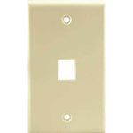 WALL PLATE 1PORT IVORY