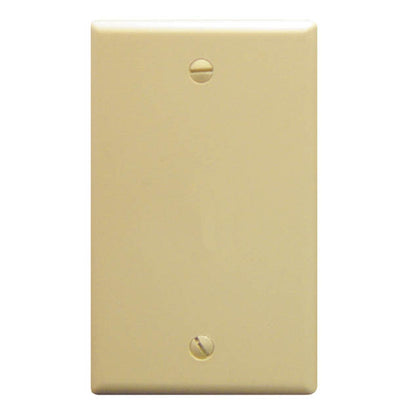 WALL PLATE BLANK IVORY