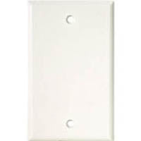 WALL PLATE BLANK WHITE PLASTIC