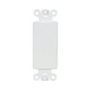 WALL PLATE DECORA INSERT BLANK WHITE