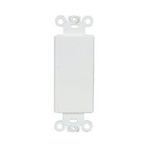 WALL PLATE DECORA INSERT BLANK WHITE