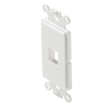 WALL PLATE DECORA INSERT 1PORT WHITE