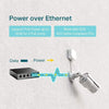 POE SWITCH 4PORT GIGABIT +1 NON POE PORT