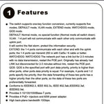 POE SWITCH 4PORT GIGABIT 65W MAX +1 UPLINK PORT
