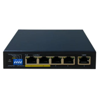 POE SWITCH 4PORT GIGABIT 65W MAX +1 UPLINK PORT