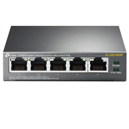 POE SWITCH 4PORT GIGABIT +1 NON POE PORT