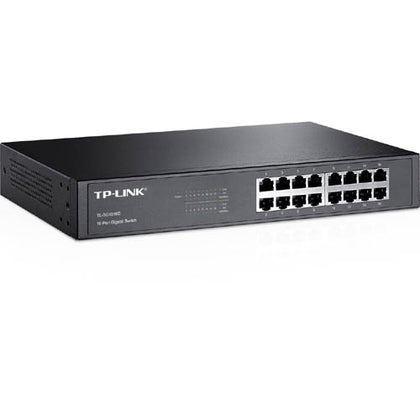 ETHERNET SWITCH 16PORT GIGABIT DESKTOP/RACKMOUNT