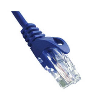 PATCH CORD CAT5E BLU 10FT SNAGLESS BOOT