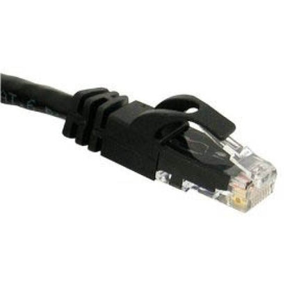 PATCH CORD CAT5E BLK 2FT SNAGLESS BOOT