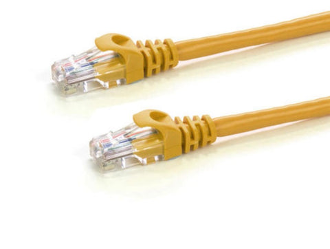 PATCH CORD CAT6 YEL 50FT SNAGLESS BOOT