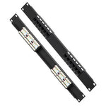 PATCH PANEL 12PORT CAT5E 19INCH rack mountable