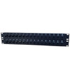 PATCH PANEL 32PORT CAT5E BLK 2U 19IN FEED THROUGH