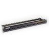 PATCH PANEL 24PORT CAT6 1U 19IN BLK