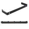 PATCH PANEL 24PORT CAT6 1U 19IN BLK WITH BRACKET