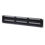 PATCH PANEL 48PORT CAT6 BLK