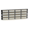 PATCH PANEL 96PORT CAT6 4U 19IN BLK