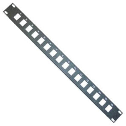 PATCH PANEL BLANK 16PORT 1U 19IN