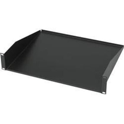 RACKMOUNT SHELF 19(W)X10.5(D)X 1.75(H)IN NOT-VENTED 1U BLK