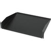 RACKMOUNT SHELF 19(W)X10.5(D)X 1.75(H)IN NOT-VENTED 1U BLK