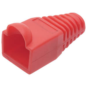 BOOT STRAIN RELIEF RJ45 RED {{
