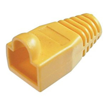 BOOT STRAIN RELIEF RJ45 YELLOW