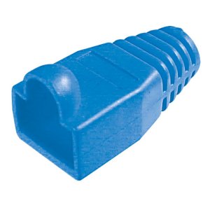 BOOT STRAIN RELIEF RJ45 BLUE {{