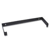 WALL MOUNT BRACKET 1U 1.75IN ADJUSTABLE DEPTH HINGED BLK