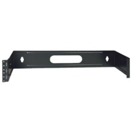 WALL MOUNT BRACKET 2U 3.5IN ADJUSTABLE DEPTH HINGED BLK