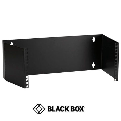 WALL MOUNT BRACKET 4U 19IN BLK DEPTH 8IN HINGED