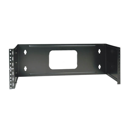 WALL MOUNT BRACKET 4U 7-11IN ADJUSTABLE DEPTH HINGED BLK