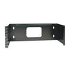 WALL MOUNT BRACKET 4U 7-11IN ADJUSTABLE DEPTH HINGED BLK