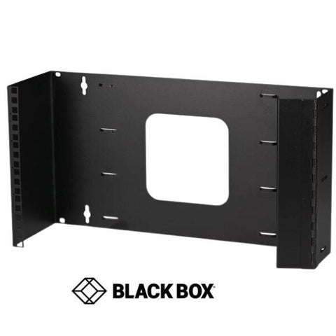 WALL MOUNT BRACKET 6U 19IN BLK DEPTH 6IN HINGED