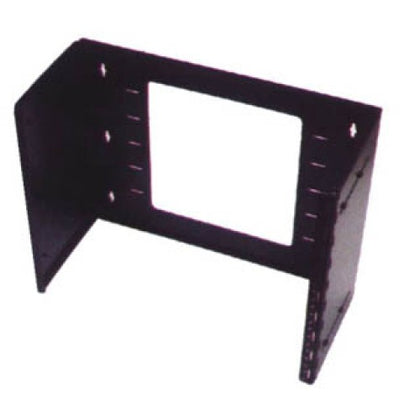 WALL MOUNT BRACKET 8U 19IN BLK ADJUSTABLE DEPTH 8.2-13IN HINGED