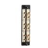 FIBER ADAPTER PANEL 6PORT ST-SC DUPLEX BEIGE W/FLANGE