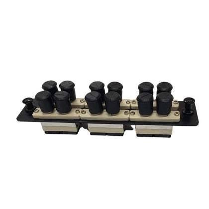 FIBER ADAPTER PANEL 6PORT ST-SC DUPLEX BEIGE W/FLANGE