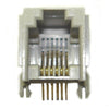 MODULAR JACK 6P6C PCRA GREY {{