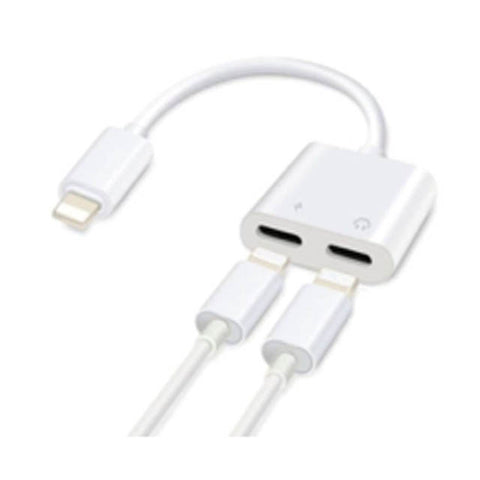 IPHONE ADAPTER 8P MALE TO 2XFEM LIGHTNING Y SPLITTER HEADPH/CHRG