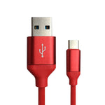 USB CABLE A MALE 3.0 TO C 4FT ASSORTED COLORS
