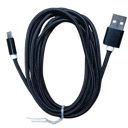 USB CABLE A MALE TO MICRO B MALE 6FT BLACK