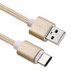 USB CABLE A MALE TO C MALE 6FT ASSORTED COLORS