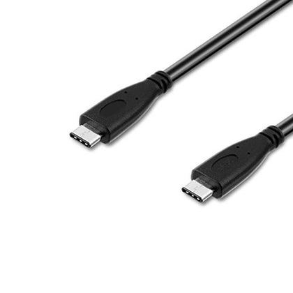 USB CABLE C MALE TO C MALE 3FT BLACK 10GPS MAX 100W