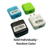 USB WALL CHARGER 5VDC@1A ASSORTED COLORS