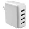 USB WALL CHARGER 4PORT 5VDC 3A ASSORTED BLACK & WHITE