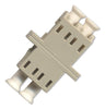 FIBER OPTIC COUPLER LC-LC MULTI MODE PANEL MOUNT BEIGE DUPLEX