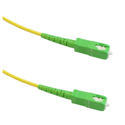 FIBER OPTIC PATCH CORD SC-SC APC 3M SIMPLEX SM LSZH/OFNR YEL