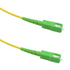 FIBER OPTIC PATCH CORD SC-SC APC 10M SIMPLEX SM LSZH/OFNR YEL